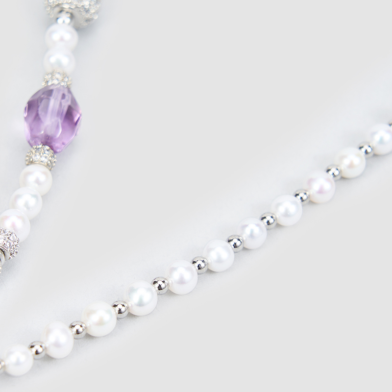 Original Handmade Natural Pearls Collar  by OHGG - OHGGRN24236