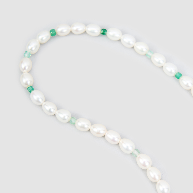 Original Handmade Natural Pearls Collar  by OHGG - OHGGRN24245