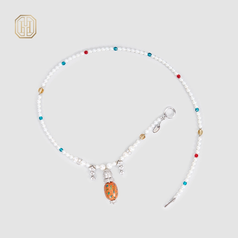 Original Handmade Natural Pearls Collar by OHGG - OHGGRN24256