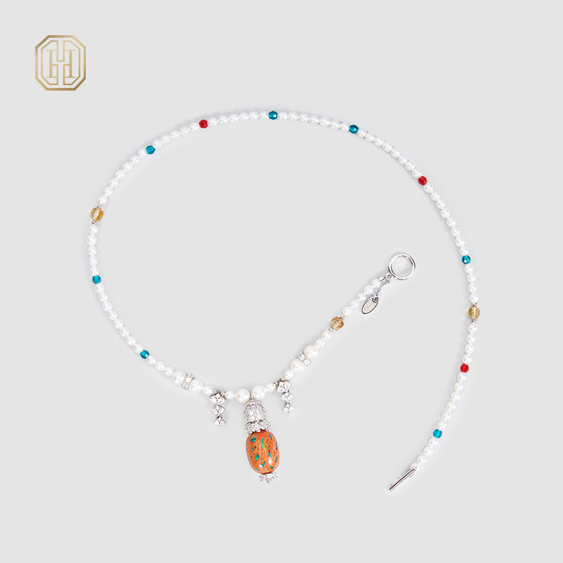 Original Handmade Natural Pearls Collar by OHGG - OHGGRN24256