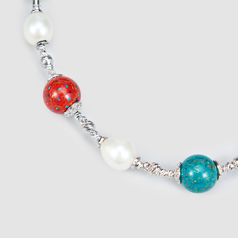 Original Handmade Natural Pearls necklace  by OHGG - OHGGRN24240