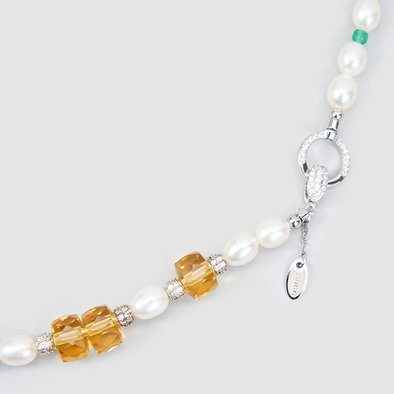 Original Handmade Natural Pearls Collar  by OHGG - OHGGRN24245