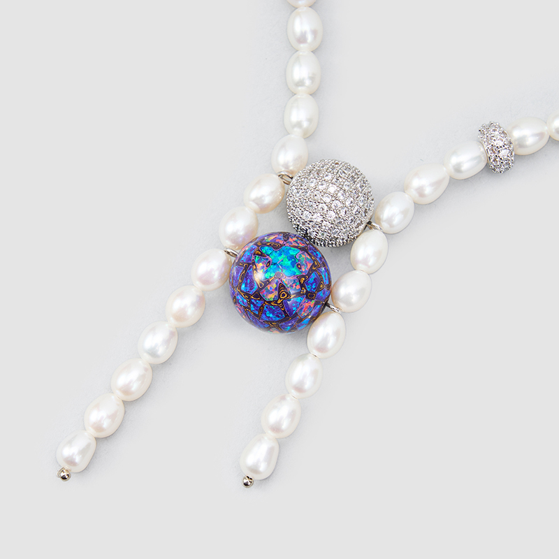 Original Handmade Natural Pearls necklace by OHGG - OHGGRN24234