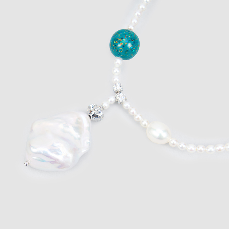 Original Handmade Natural Pearls necklace  by OHGG - OHGGRN24235