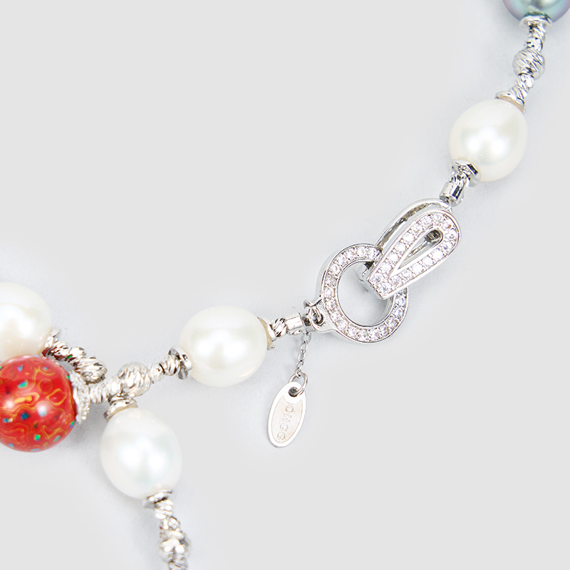 Original Handmade Natural Pearls necklace  by OHGG - OHGGRN24240