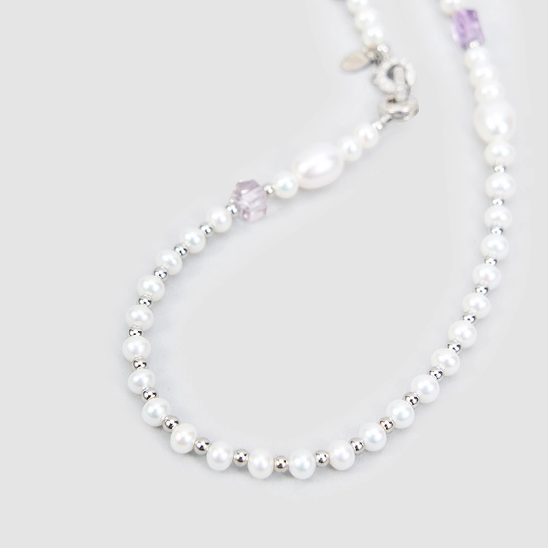 Original Handmade Natural Pearls Collar  by OHGG - OHGGRN24237