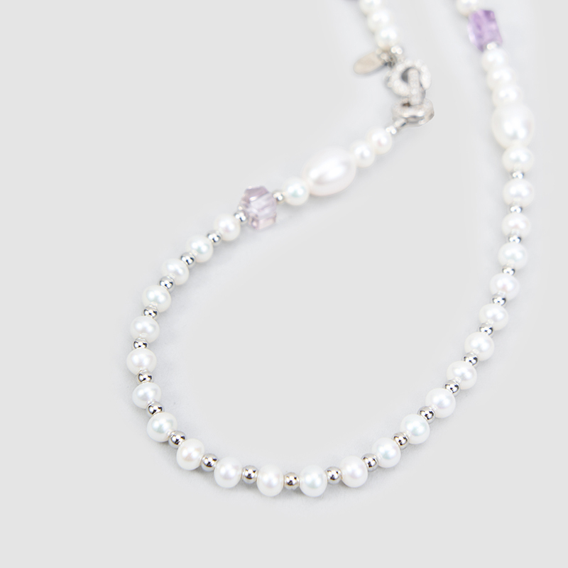 Original Handmade Natural Pearls Collar  by OHGG - OHGGRN24237