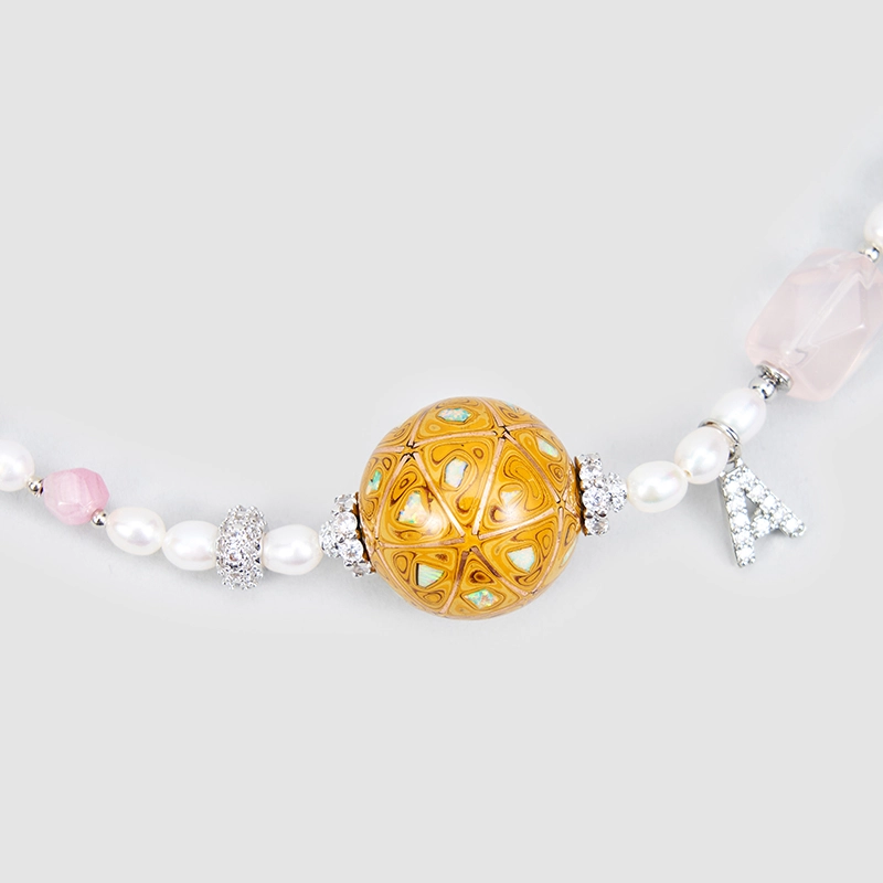 Original Handmade Natural Pearls Collar  by OHGG - OHGGRN24247