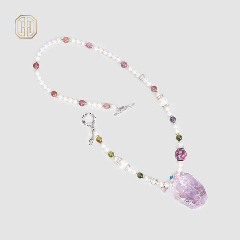 Original Handmade Natural Pearls Collar  by OHGG - OHGGRN24243