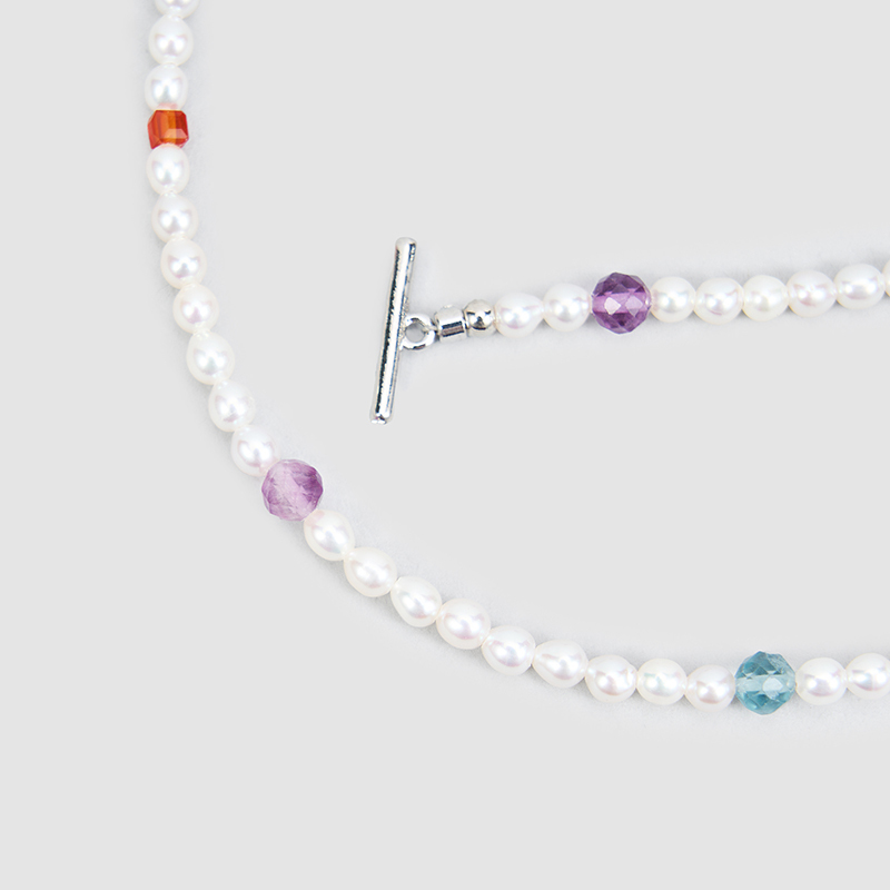 Original Handmade Natural Pearls Collar Chain  by OHGG - OHGGRN24252