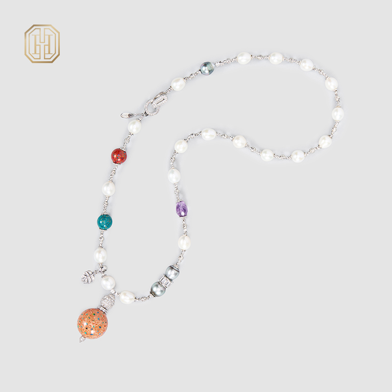 Original Handmade Natural Pearls necklace  by OHGG - OHGGRN24240
