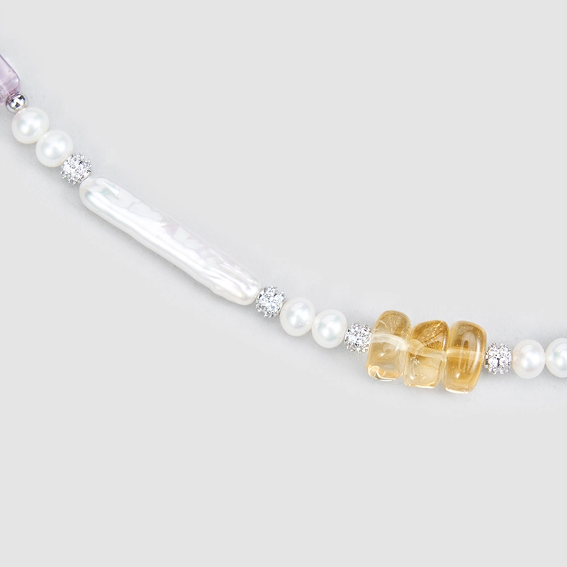 Original Handmade Natural Pearls Collar  by OHGG - OHGGRN24237