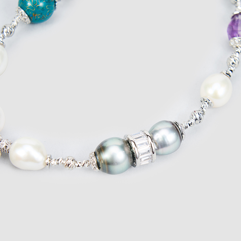 Original Handmade Natural Pearls necklace  by OHGG - OHGGRN24240