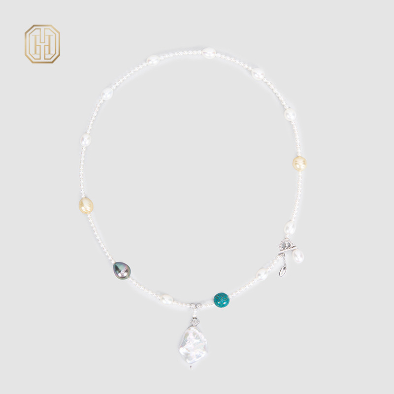 Original Handmade Natural Pearls necklace  by OHGG - OHGGRN24235