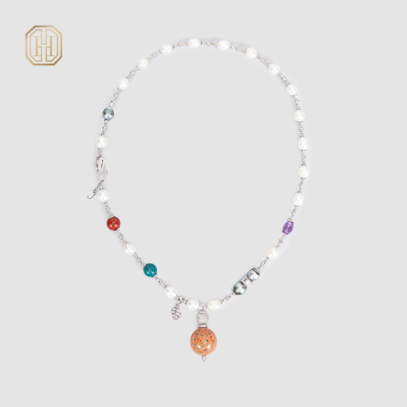 Original Handmade Natural Pearls necklace  by OHGG - OHGGRN24240