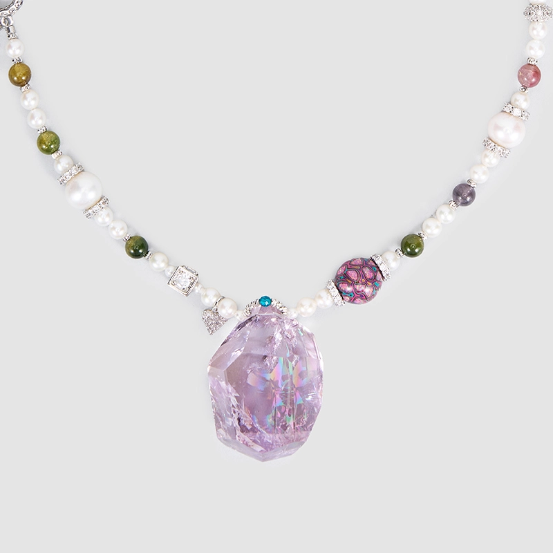 Original Handmade Natural Pearls Collar  by OHGG - OHGGRN24243