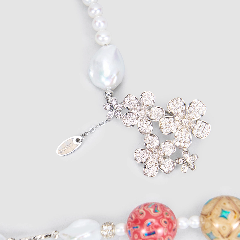 Original Handmade Natural Pearls Collar  by OHGG - OHGGRN24241