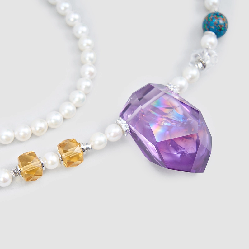 Original Handmade Natural Pearls Collar Chain  by OHGG - OHGGRN24257