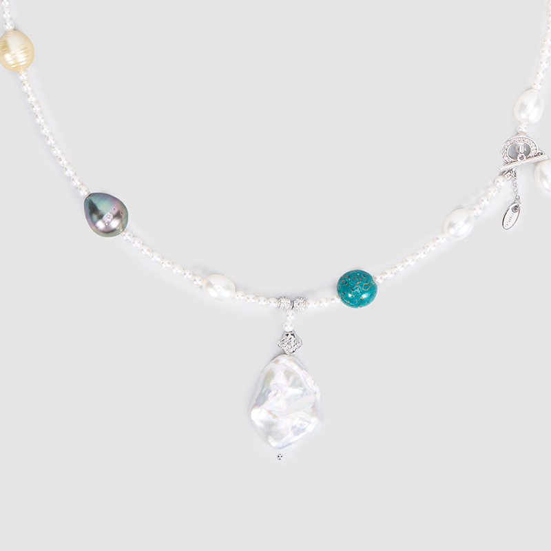 Original Handmade Natural Pearls necklace  by OHGG - OHGGRN24235