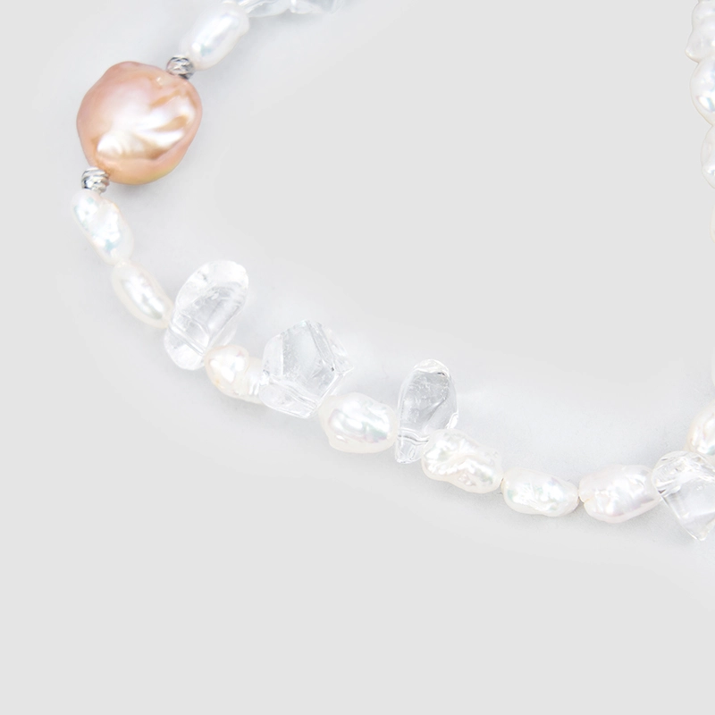 Original Handmade Natural Pearls Collar Chain  by OHGG - OHGGRN24253