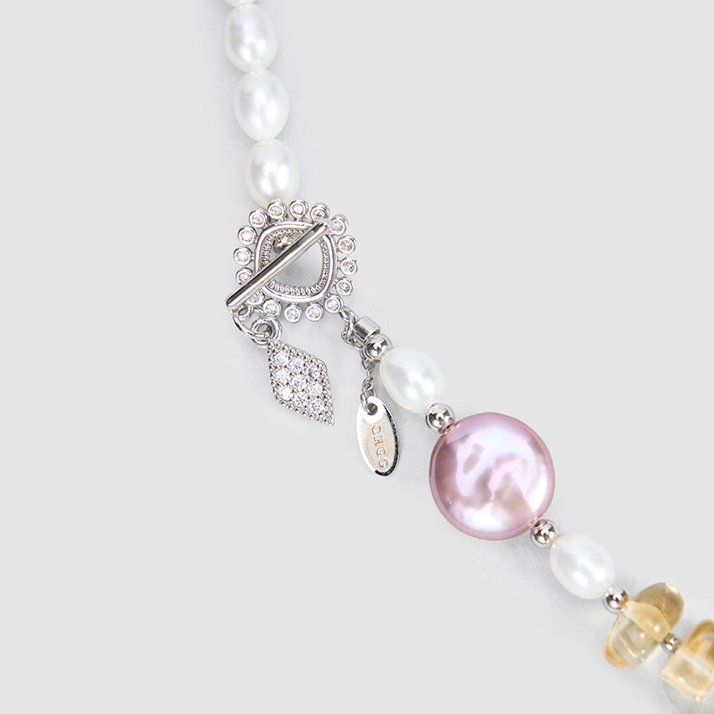 Original Handmade Natural Pearls Collar by OHGG - OHGGRN24255