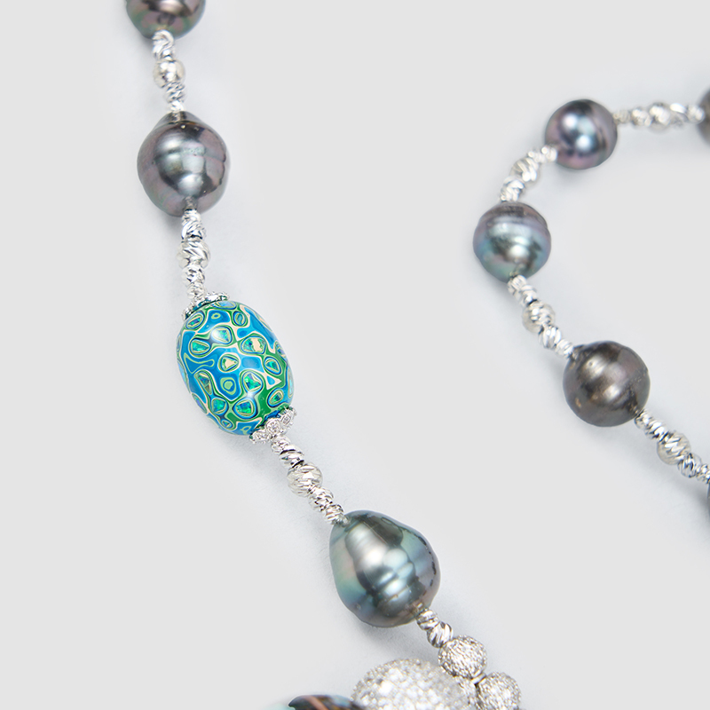 Original Handmade Natural Pearls necklace  by OHGG - OHGGRN24242