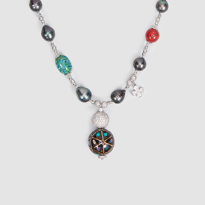 Original Handmade Natural Pearls necklace  by OHGG - OHGGRN24242