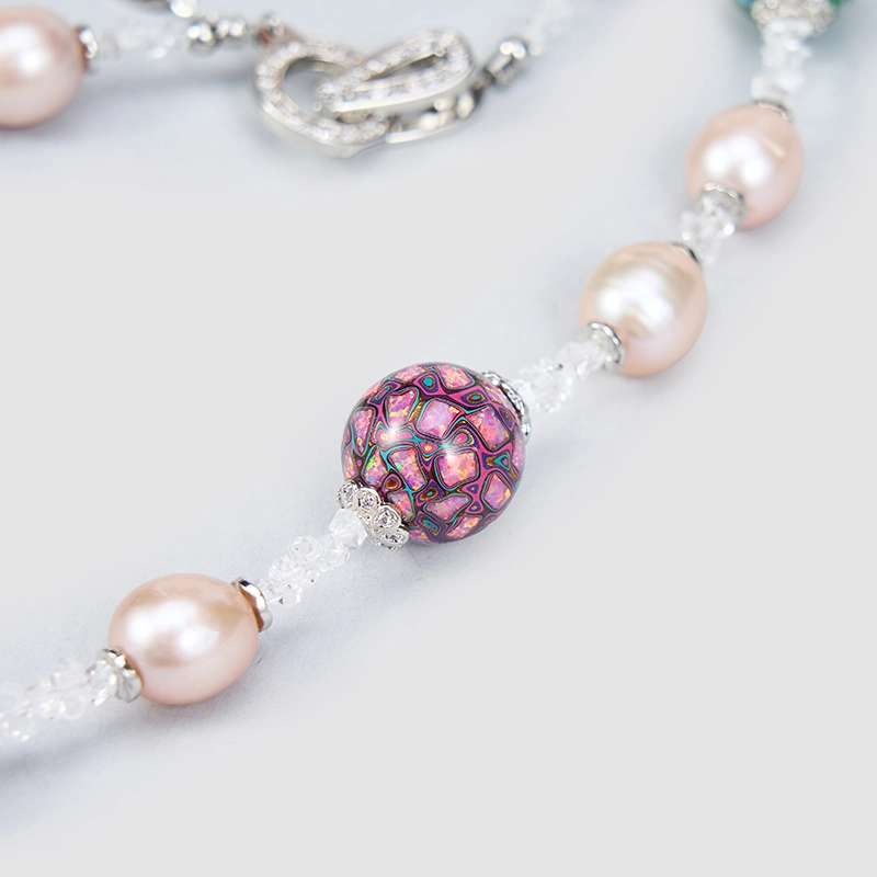 Original Handmade Natural Pearls  necklace  by OHGG - OHGGRN24239