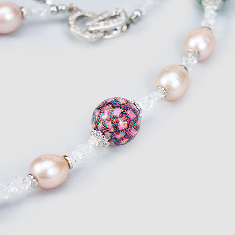 Original Handmade Natural Pearls  necklace  by OHGG - OHGGRN24239