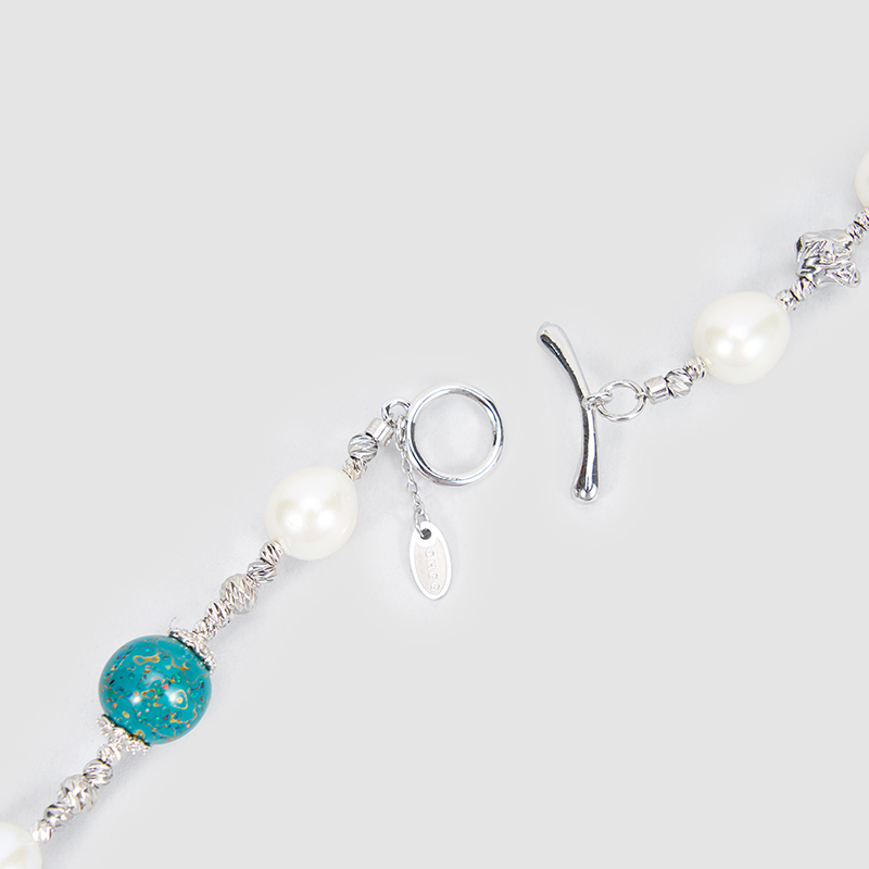 Original Handmade Natural Pearls Collar Chain  by OHGG - OHGGRN24251