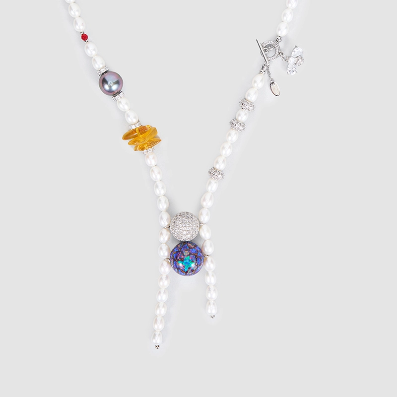 Original Handmade Natural Pearls necklace by OHGG - OHGGRN24234