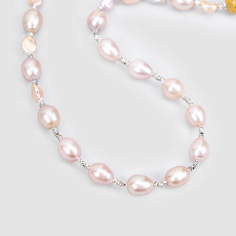 Original Handmade Natural Pearls Collar  by OHGG - OHGGRN24244