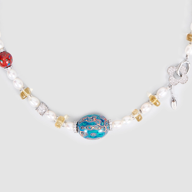 Original Handmade Natural Pearls necklace by OHGG - OHGGRN24231