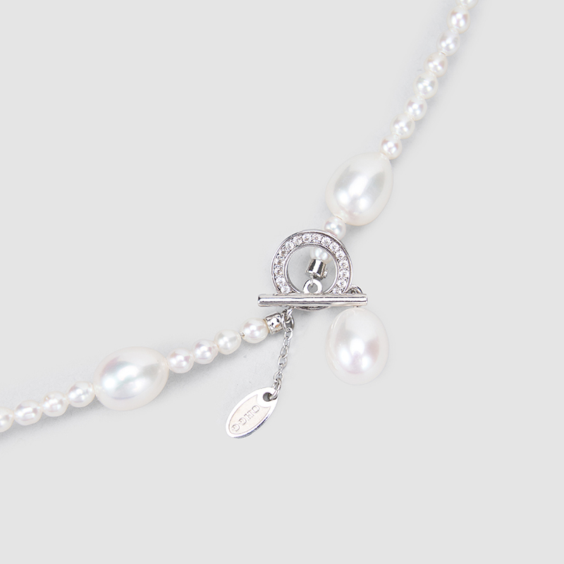Original Handmade Natural Pearls necklace  by OHGG - OHGGRN24235