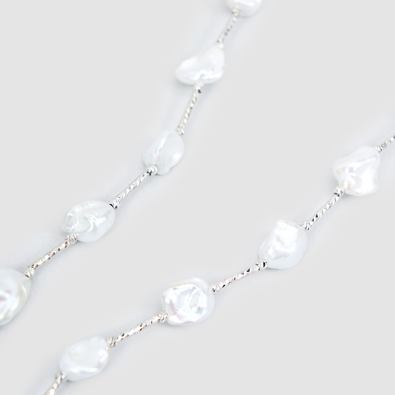 Original Handmade Natural Pearls Collar  by OHGG - OHGGRN24241