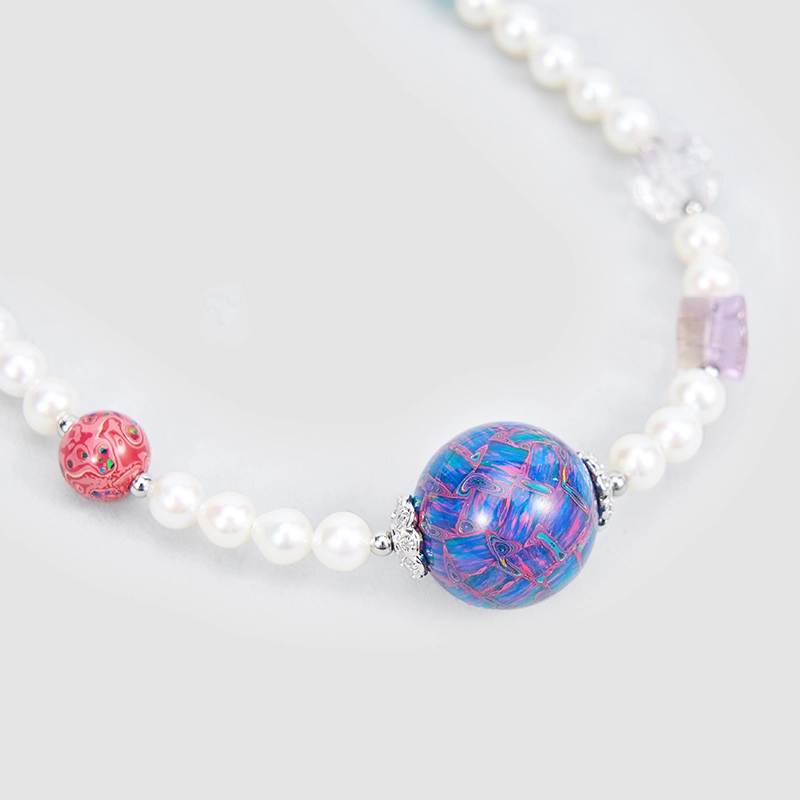 Original Handmade Natural Pearls Collar chain by OHGG - OHGGRN24232
