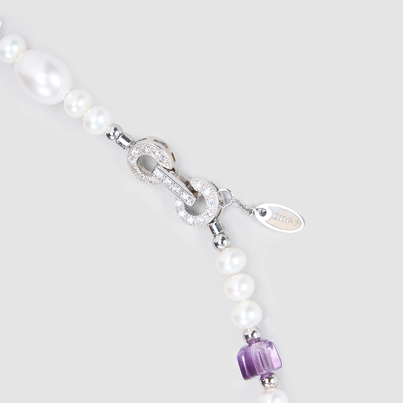 Original Handmade Natural Pearls Collar  by OHGG - OHGGRN24237