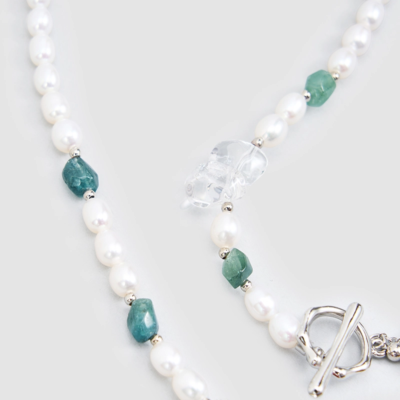 Original Handmade Natural Pearls Collar  by OHGG - OHGGRN24247