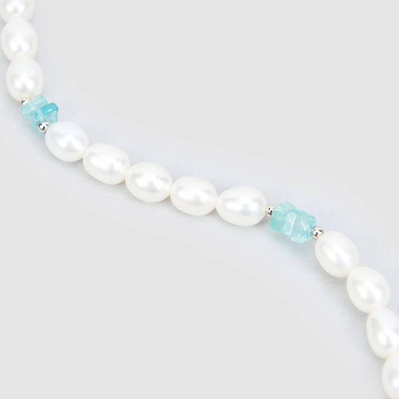 Original Handmade Natural Pearls Collar  by OHGG - OHGGRN24246