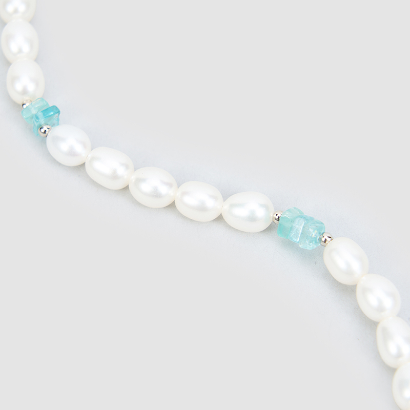 Original Handmade Natural Pearls Collar  by OHGG - OHGGRN24246