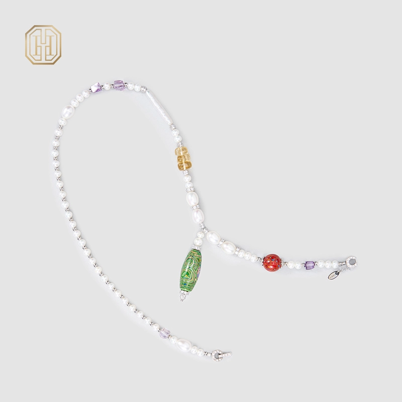Original Handmade Natural Pearls Collar  by OHGG - OHGGRN24237