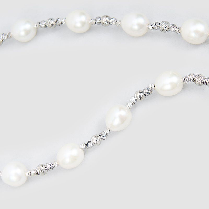 Original Handmade Natural Pearls Collar Chain  by OHGG - OHGGRN24251
