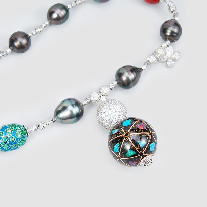 Original Handmade Natural Pearls necklace  by OHGG - OHGGRN24242