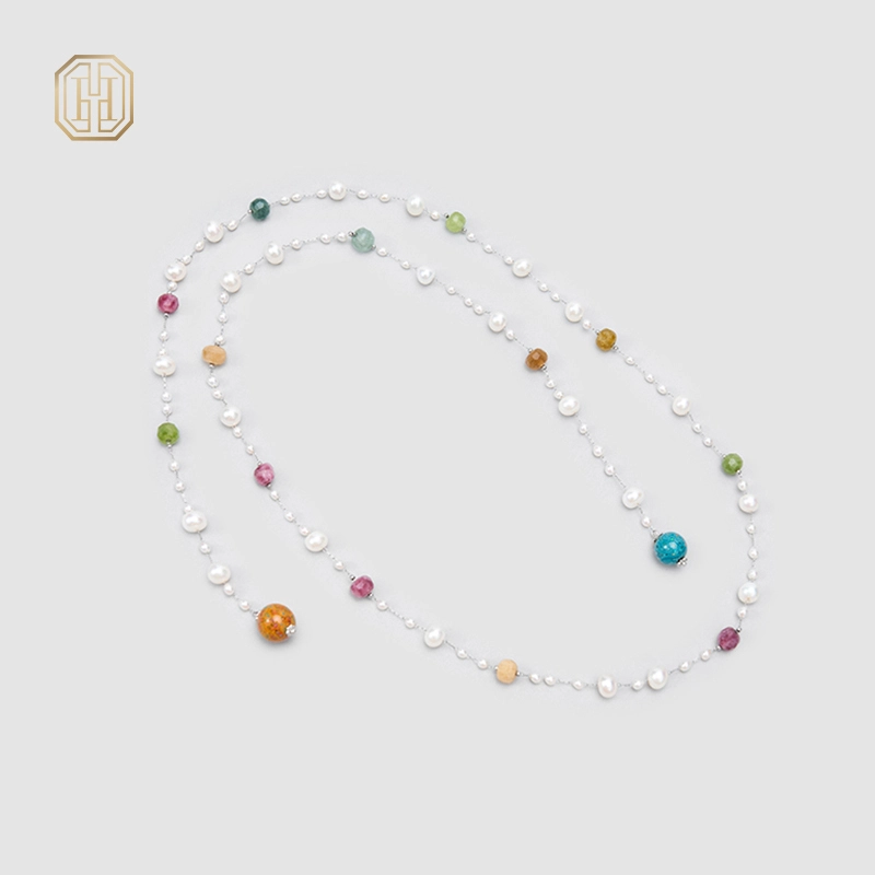 Original Handmade Natural Pearls collar chain by OHGG - OHGGRN24303