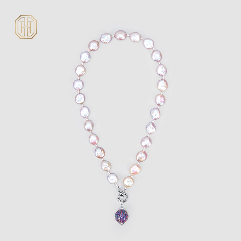 Original Handmade Natural Pearls collar chain by OHGG - OHGGRN24292