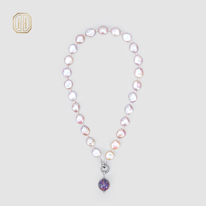 Original Handmade Natural Pearls collar chain by OHGG - OHGGRN24292