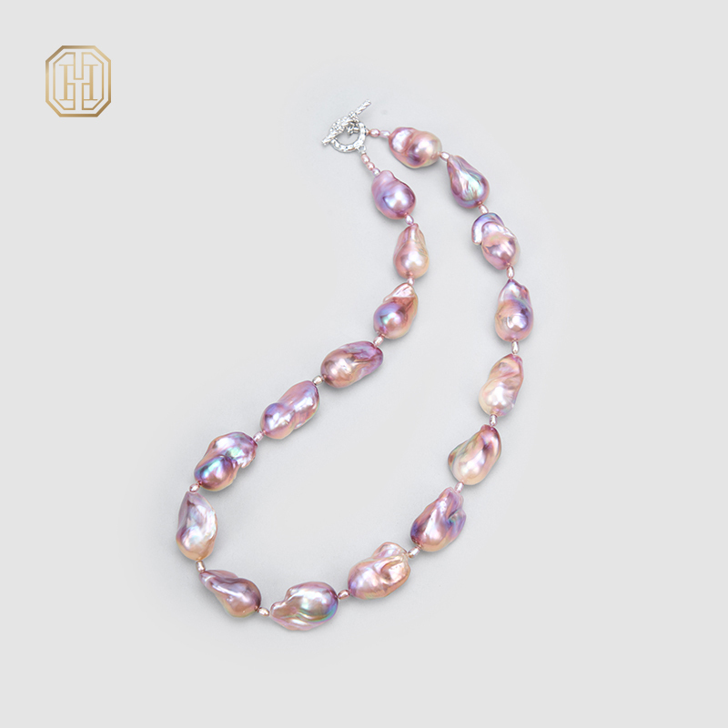 Original Handmade Natural Pearls collar chain by OHGG - OHGGRN24299
