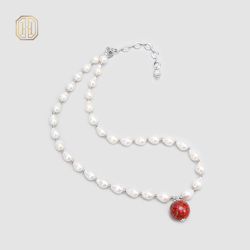 Original Handmade Natural Pearls collar chain by OHGG - OHGGRN24293