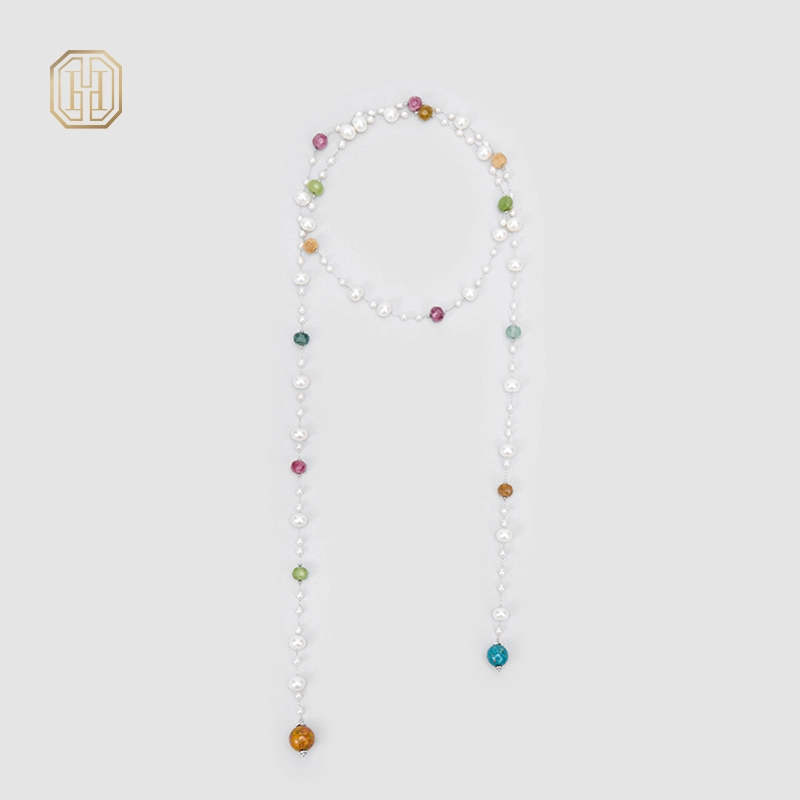 Original Handmade Natural Pearls collar chain by OHGG - OHGGRN24303