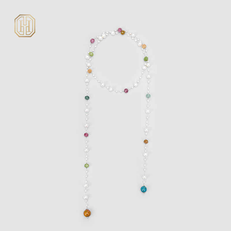 Original Handmade Natural Pearls collar chain by OHGG - OHGGRN24303